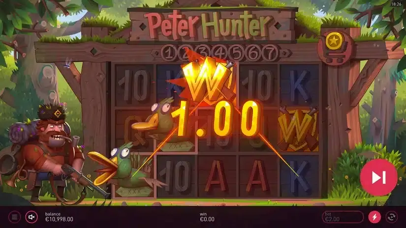 Peter Hunter slot screenshot 2