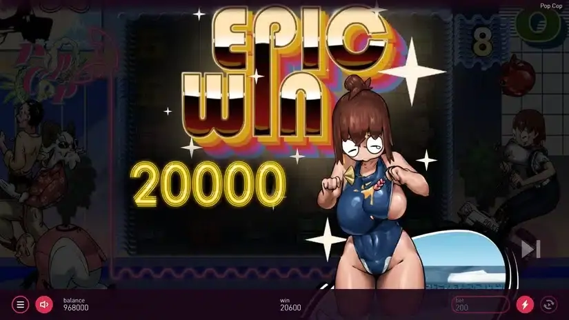 Pop Cop slot screenshot 