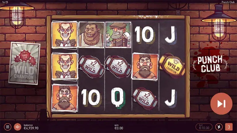 Punch Club slot screenshot 1