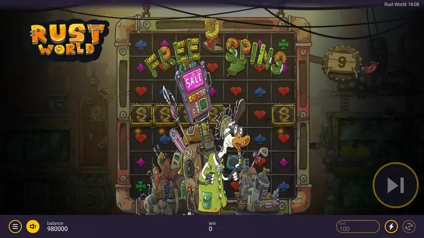 Rust World slot screenshot 3