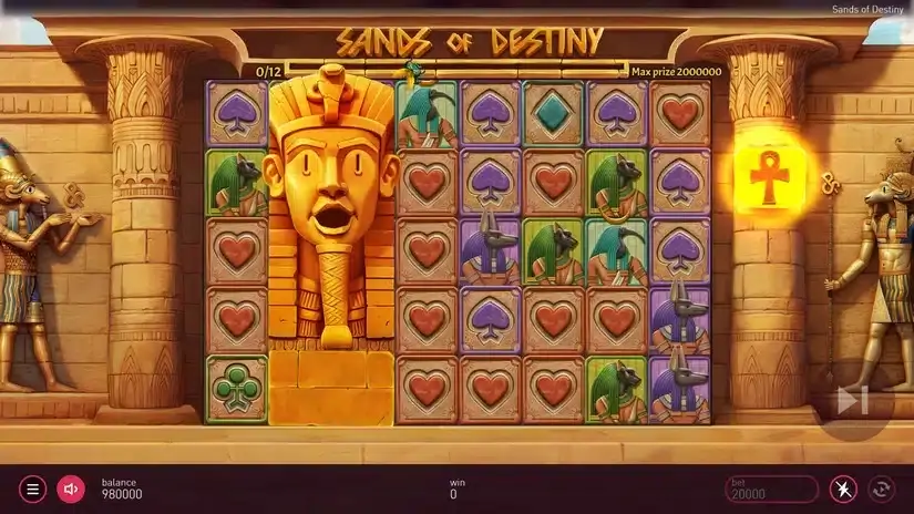 Sands Of Destiny slot screenshot 2