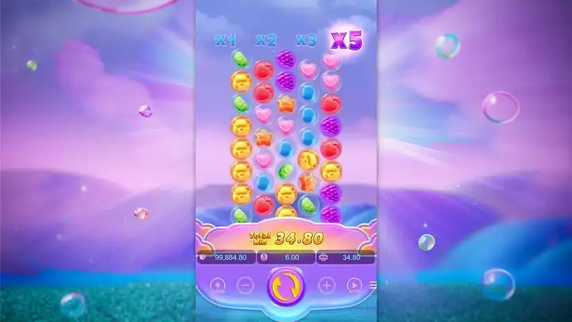 Fruity Candy slot screenshot 