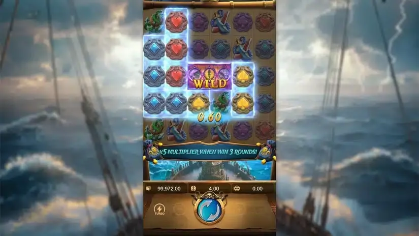 Kraken Gold Rush slot screenshot 3