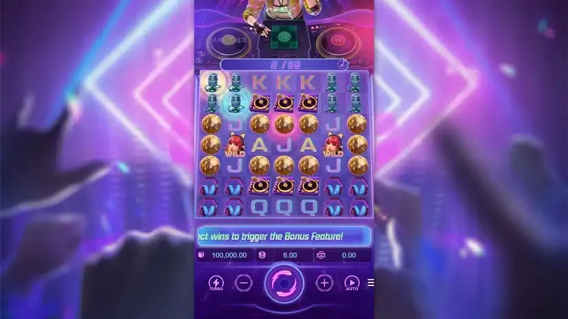 Rave Party Fever slot screenshot 