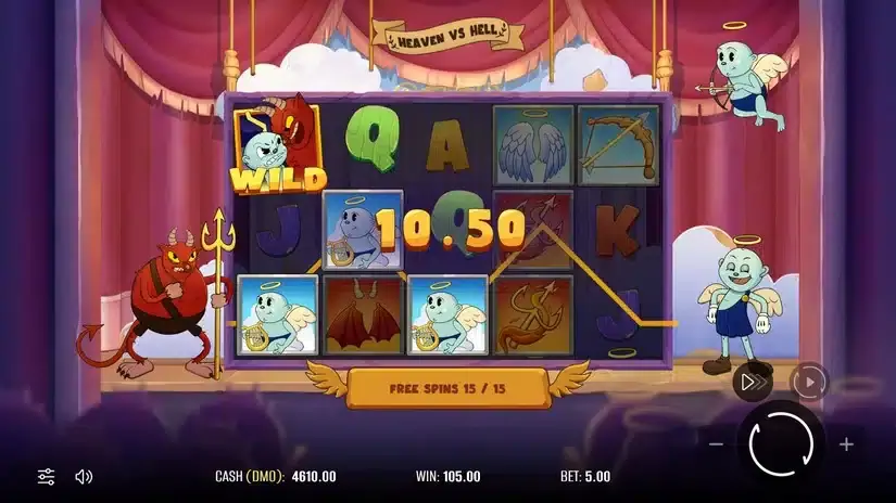 Heaven Vs Hell slot screenshot 5