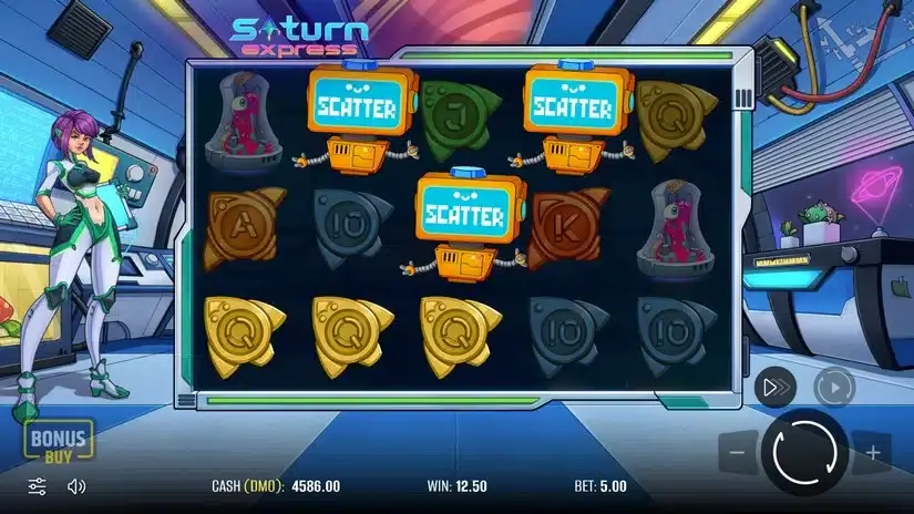 Saturn Express slot screenshot 2