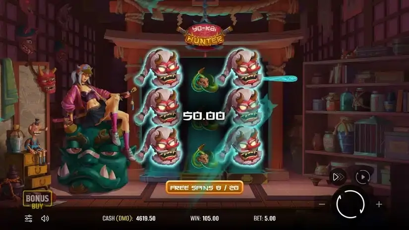 Yokai Hunter slot screenshot 4