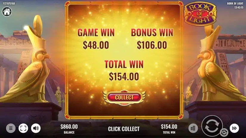 Book of Light slot screenshot 7