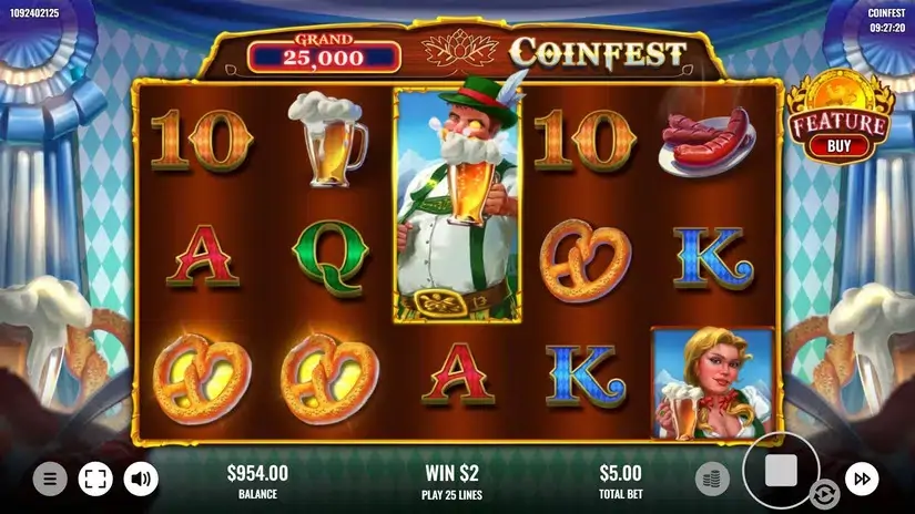 Coinfest slot screenshot 2