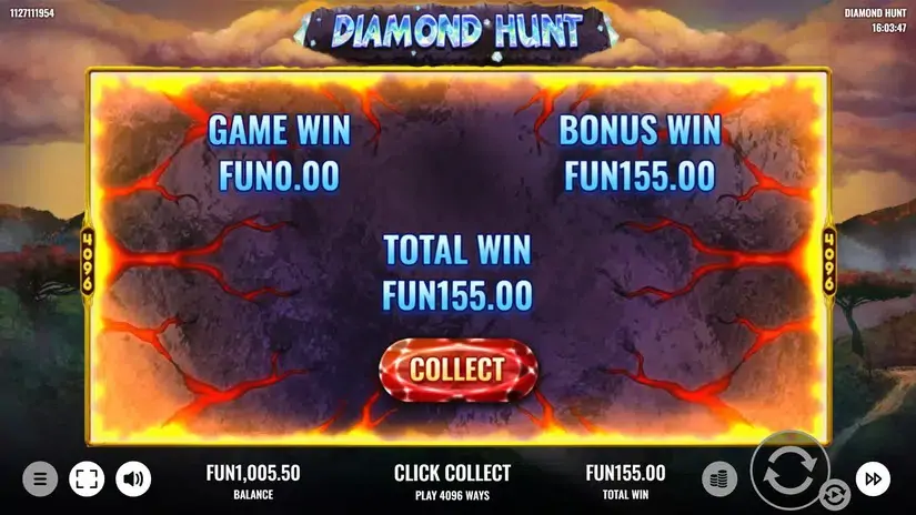 Diamond Hunt slot screenshot 6