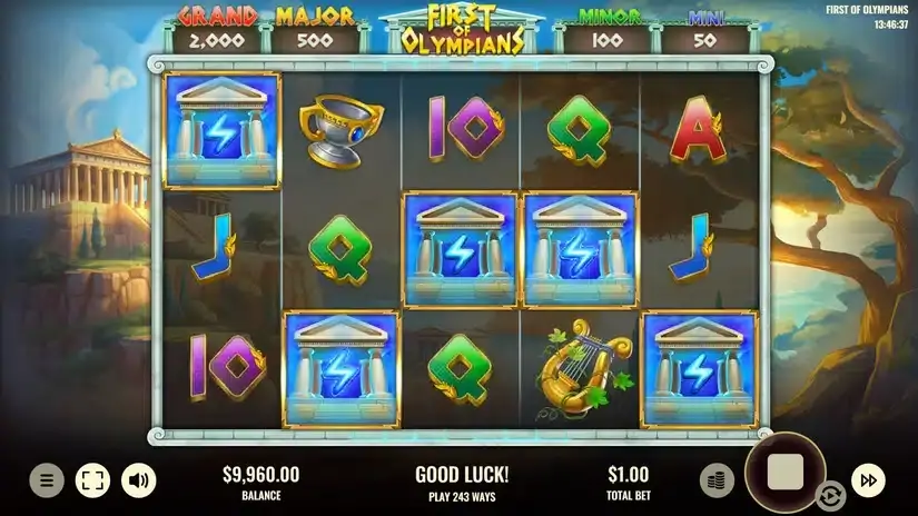 First of Olympians slot screenshot 2