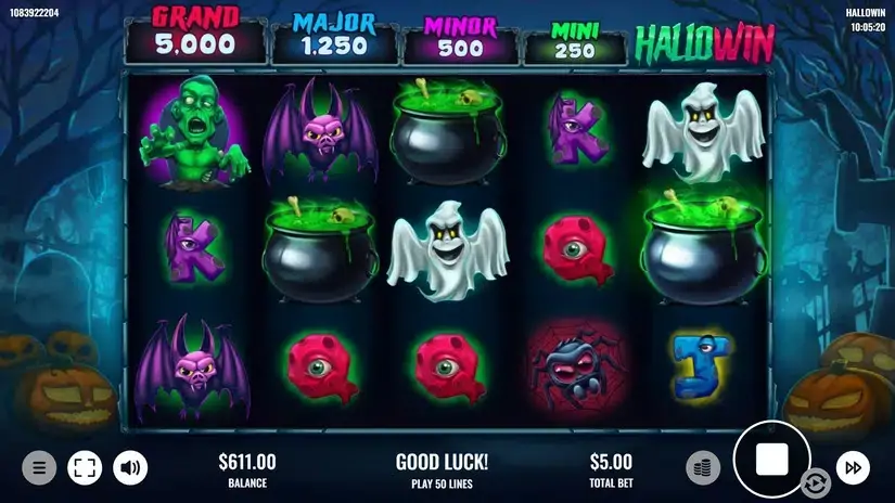 Hallowin slot screenshot 5
