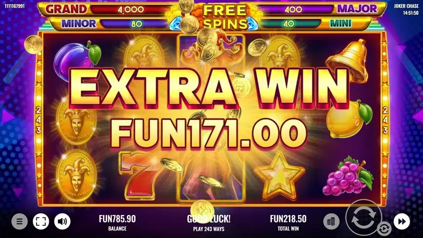 Joker Chase slot screenshot 5