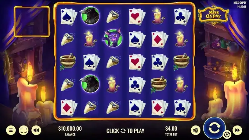 Miss Gypsy slot screenshot 1