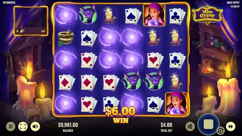 Miss Gypsy slot screenshot 3