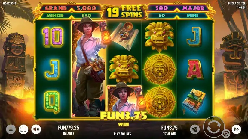 Piedra del Sol slot screenshot 6