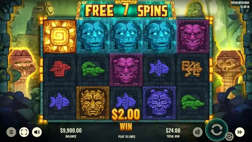 Totem Mystique slot screenshot 4
