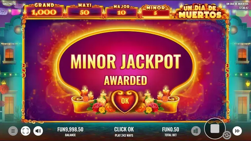 Un Dia De Muertos slot screenshot 2