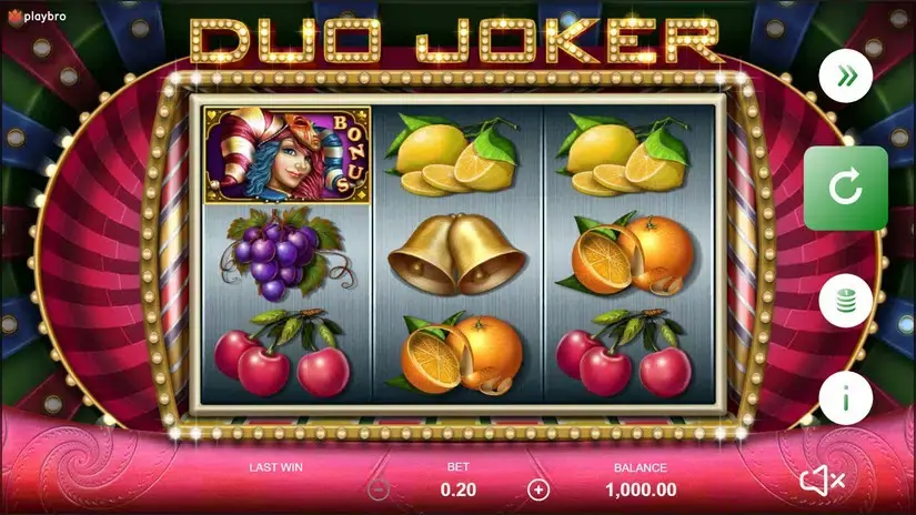 Duo Joker slot screenshot 2