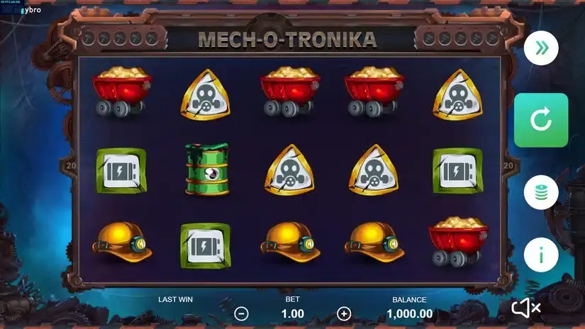 Mech-o-tronika slot screenshot 1