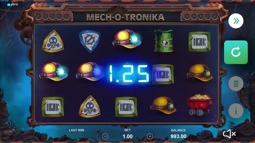 Mech-o-tronika slot screenshot 2
