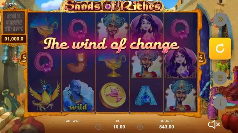 Sands of Riches slot screenshot 2