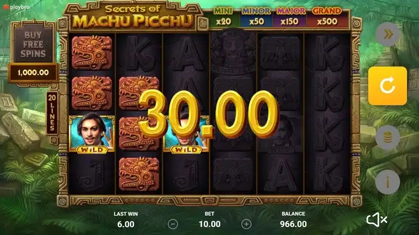 Secrets of Machu Picchu slot screenshot 3