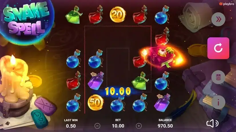 Snake Spell slot screenshot 2