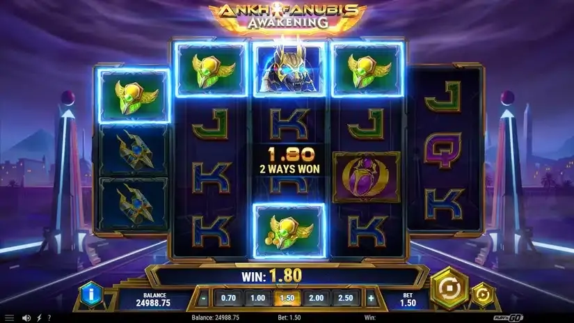 Ankh of Anubis Awakening slot screenshot 2