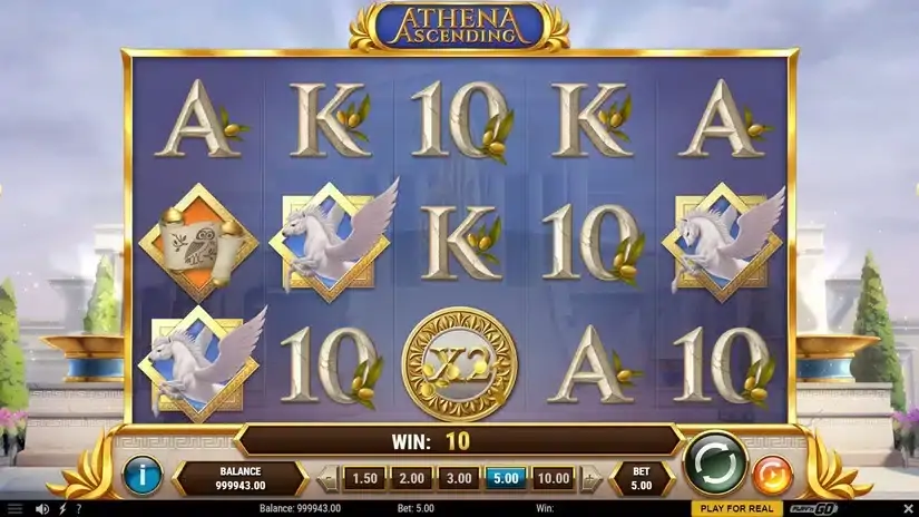 Athena Ascending slot screenshot 2
