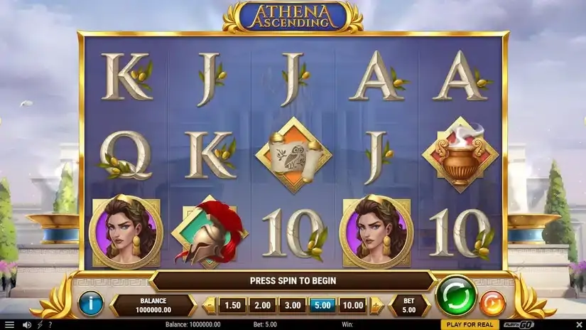 Athena Ascending slot screenshot 