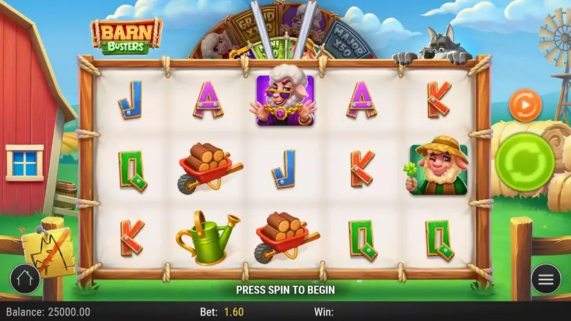 Barn Busters slot screenshot 1