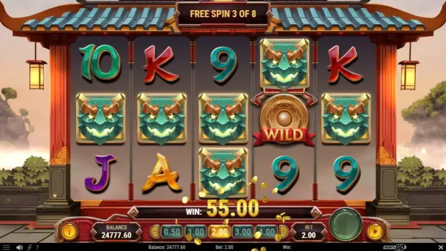 Beast of Wealth slot screenshot 