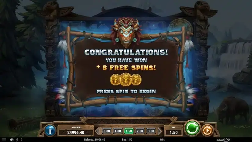 Buffalo of Wealth slot screenshot 3