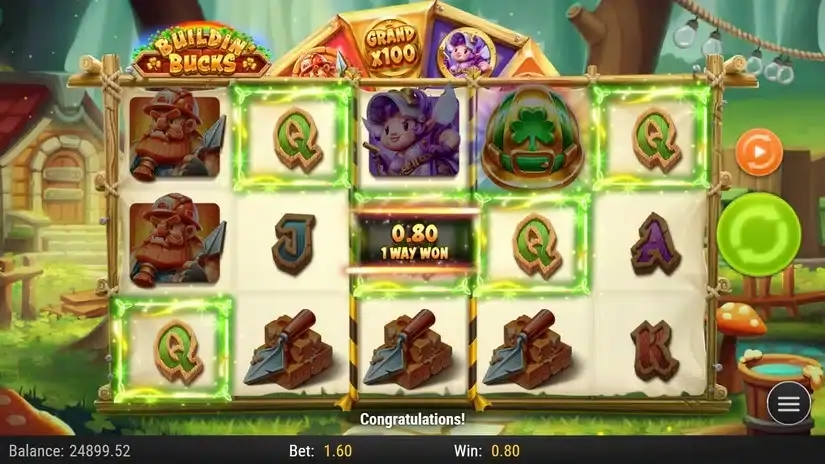 Buildin’ Bucks slot screenshot 