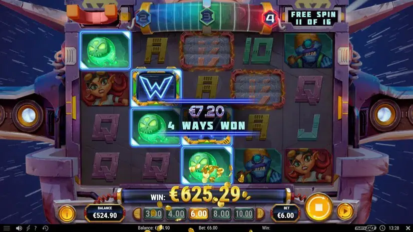 Captain Xenos Earth Adventure slot screenshot 7