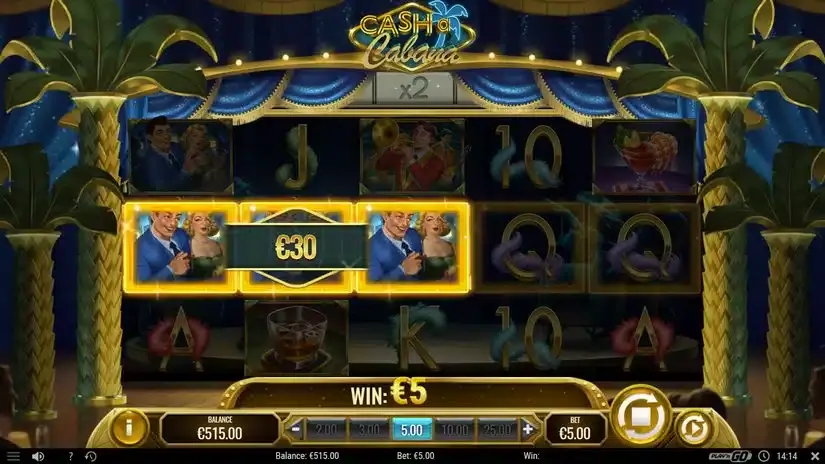 Cash-a-Cabana slot screenshot 2