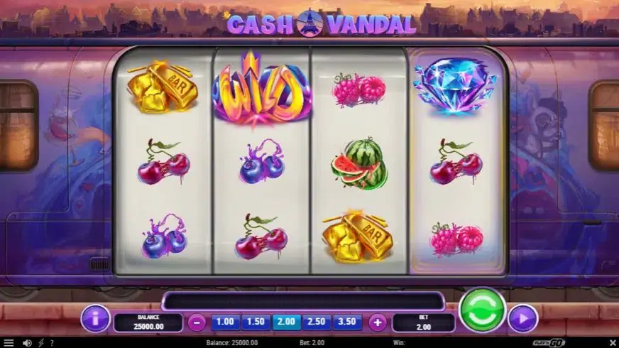 Cash Vandal slot screenshot 1