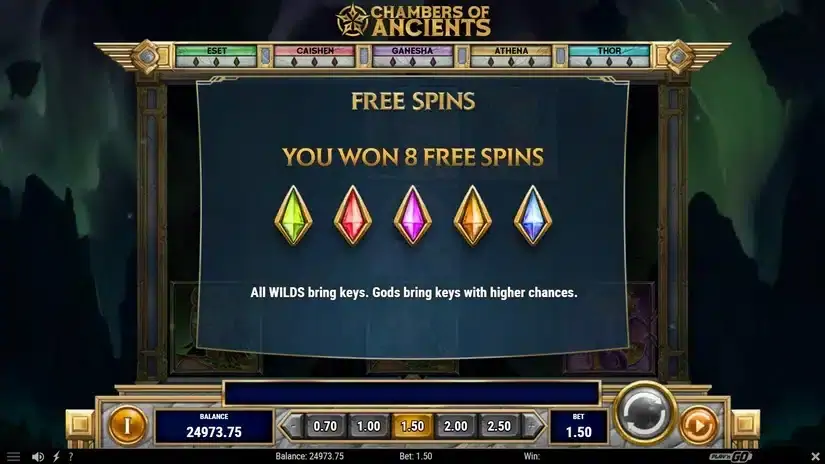 Chambers of Ancients slot screenshot 3