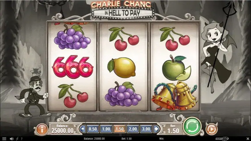 Charlie Chance: In Hell To Pay slot screenshot 