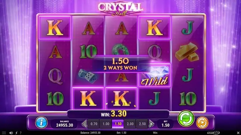 Crystal Hall slot screenshot 3