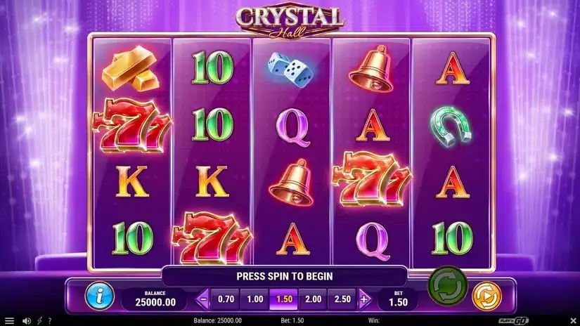 Crystal Hall slot screenshot 