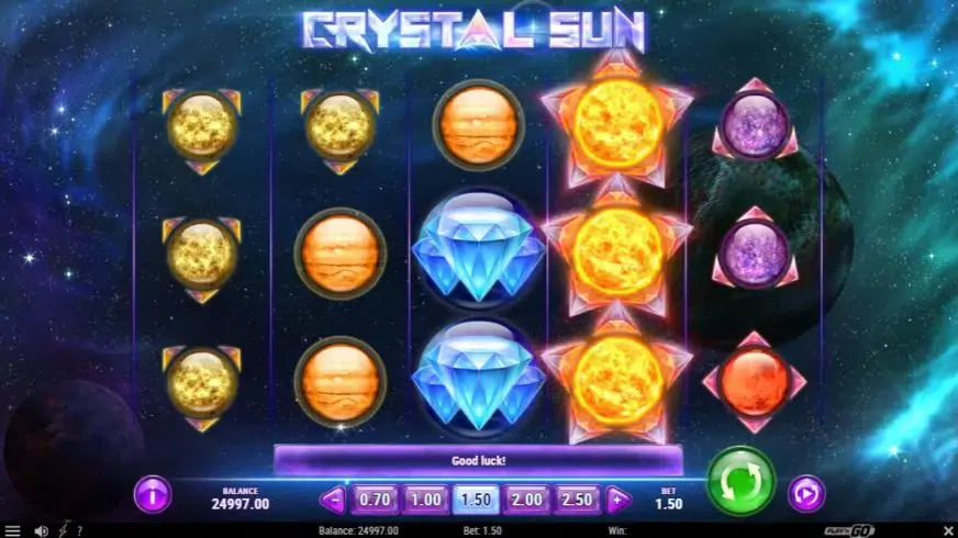 Crystal Sun slot screenshot 3