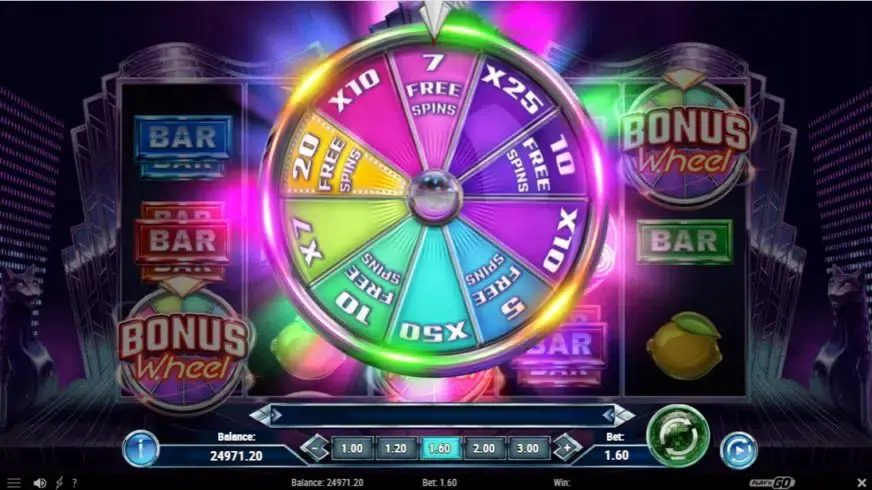 Disco Diamonds slot screenshot 4