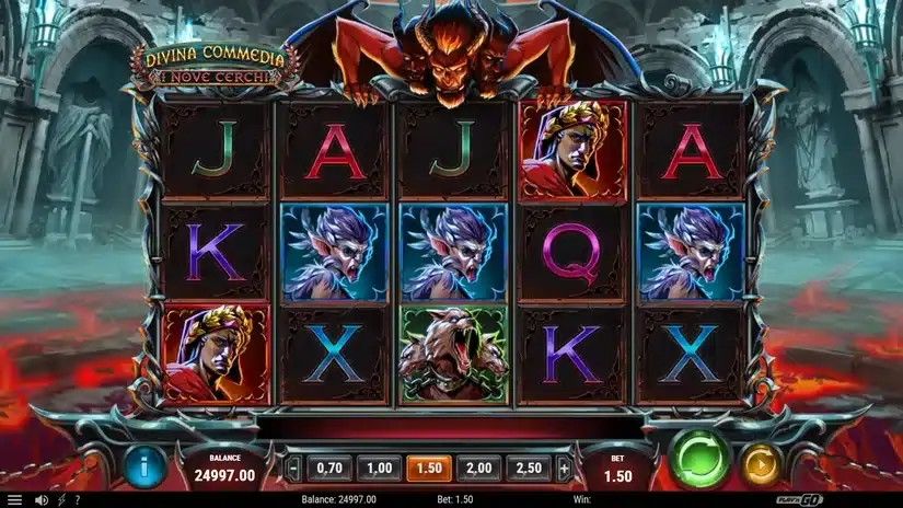 Divina Commedia I Nove Cerchi slot screenshot 