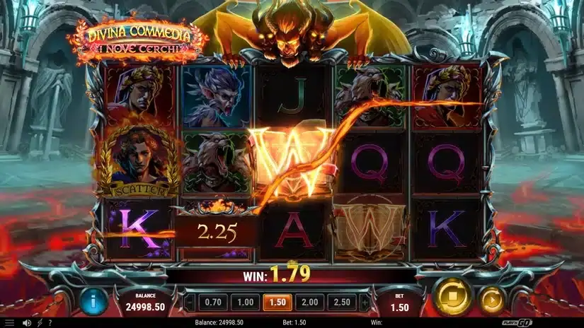Divina Commedia I Nove Cerchi slot screenshot 2