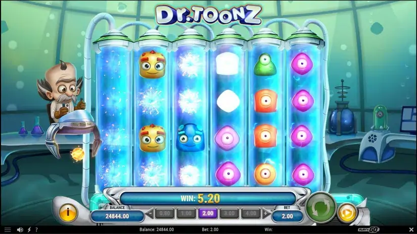 Dr Toonz slot screenshot 5