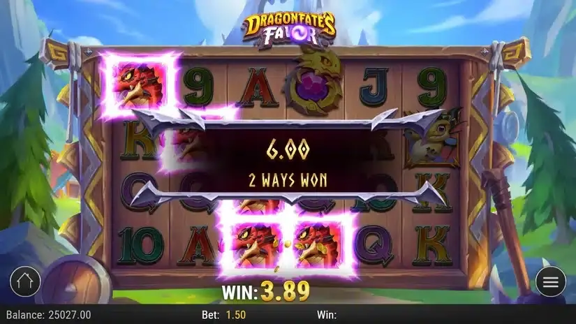 Dragonfate’s Favor slot screenshot 2