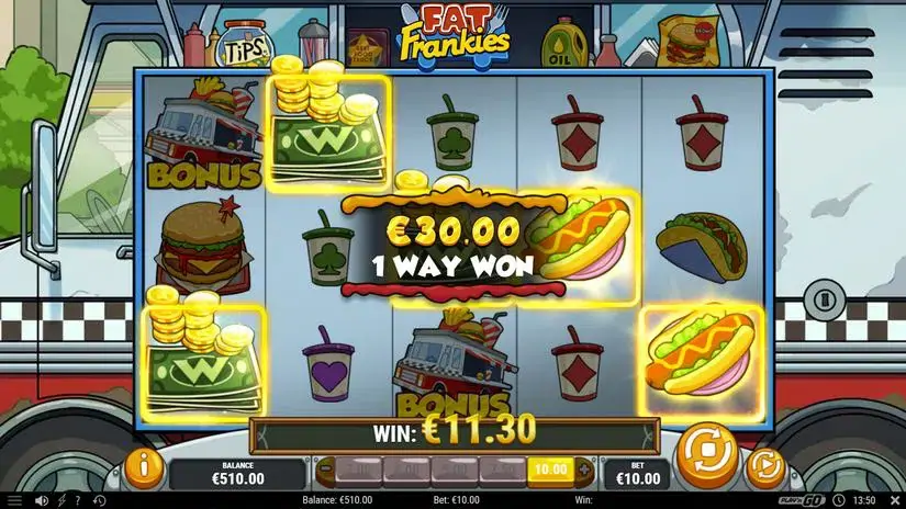 Fat Frankies slot screenshot 