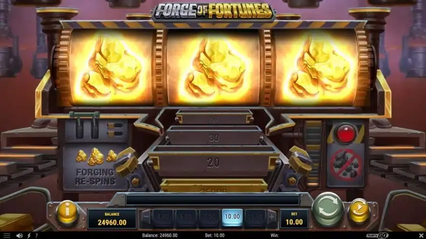 Forge of Fortunes slot screenshot 2